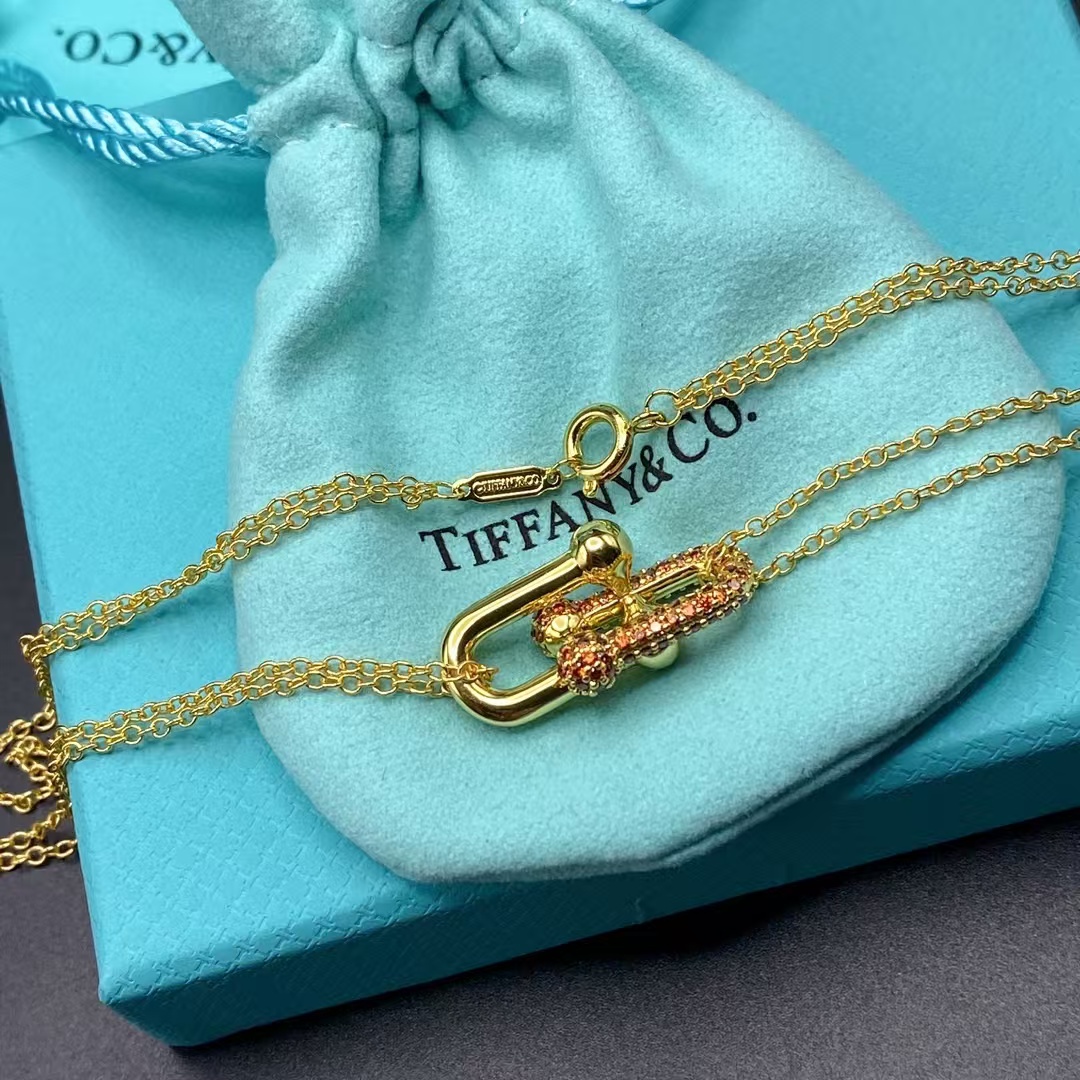 Tiffany Large Double Link Pendant Necklace - Image 4