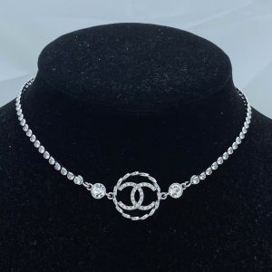 Chanel Coco Rhinestone Strass Necklace