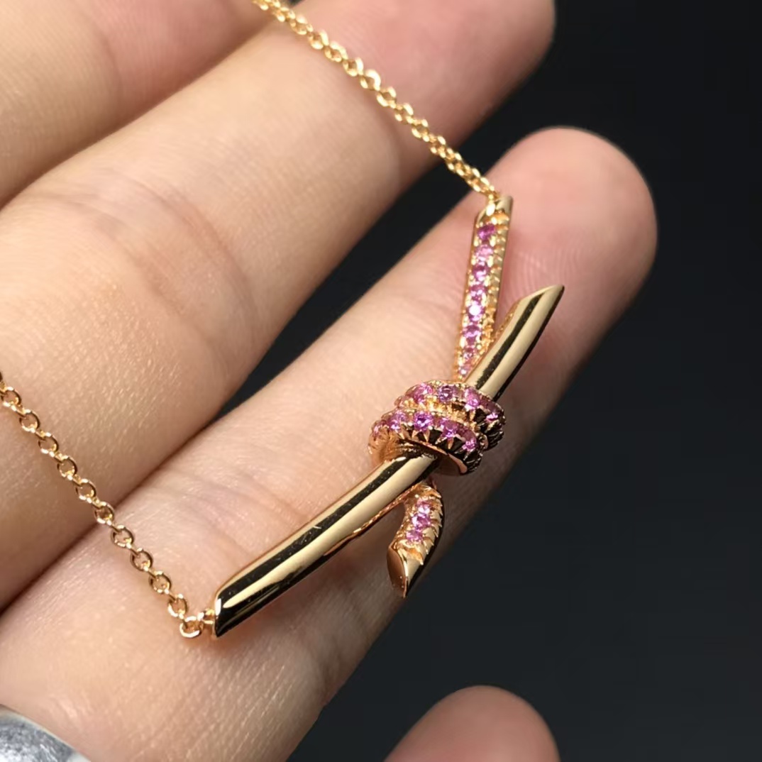 Tiffany Knot Pendant Necklace - Image 4