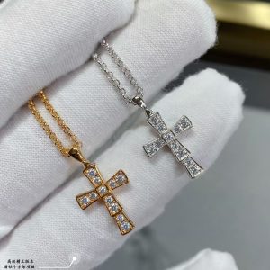Bvlgari Cross Croce Pendant Necklace