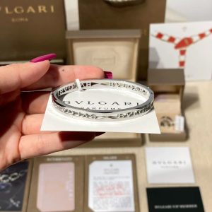 Bvlgari Hollow Monogram B.zero1 Bangle Bracelet