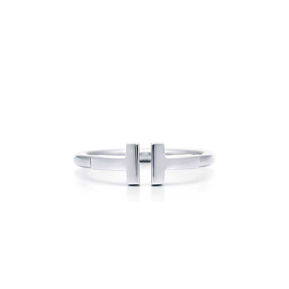 Tiffany Doube T Rings - Image 5