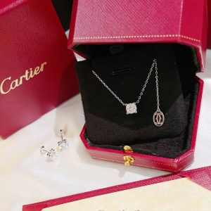 Cartier Claw Drill Diamond Necklace