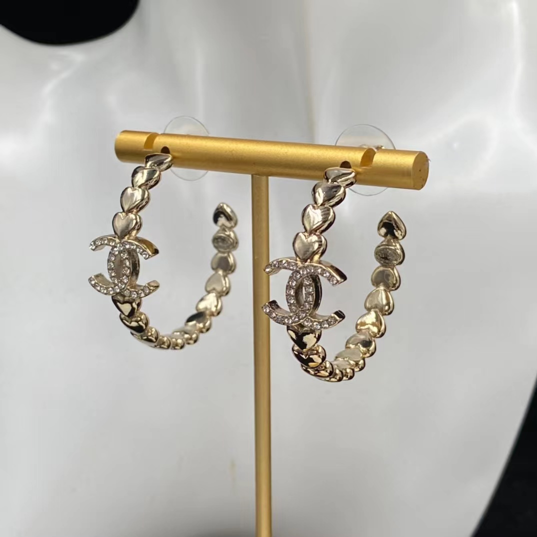 Chanel C Shape Earrings