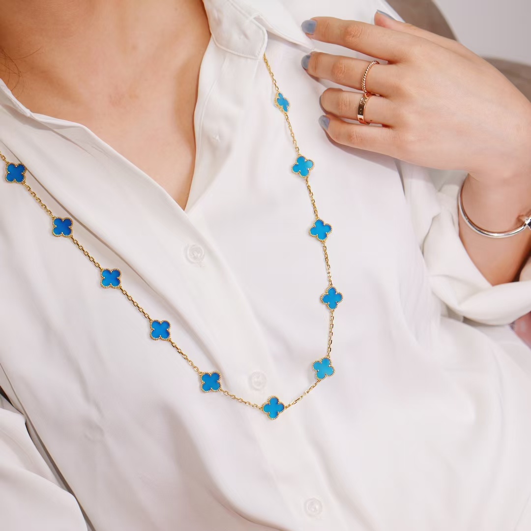 VCA Vintage Alhambra Long Necklace, 20 Motifs - Image 2
