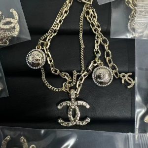 Chanel Two Layered Double C Bracelet