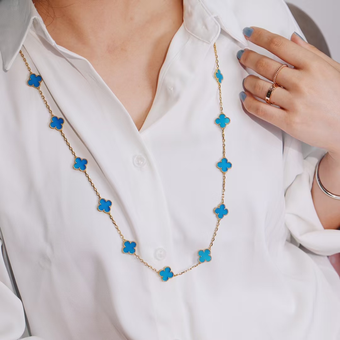 VCA Vintage Alhambra Long Necklace, 20 Motifs