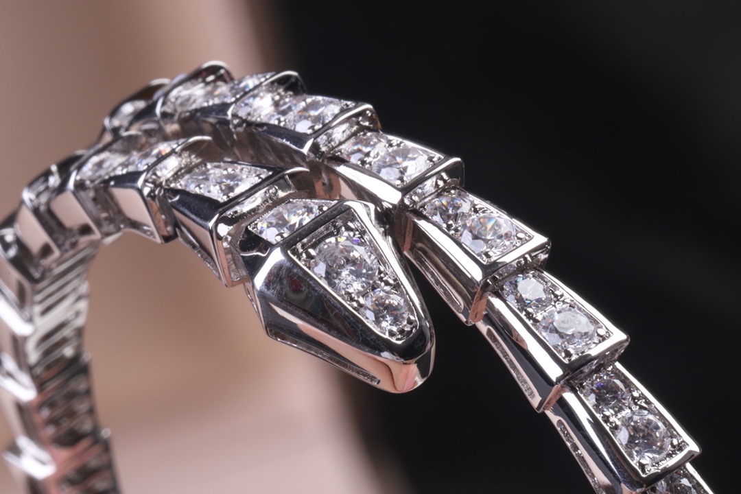 Bvlgari Serpenti Viper Bracelet Diamond Bangle - Image 2