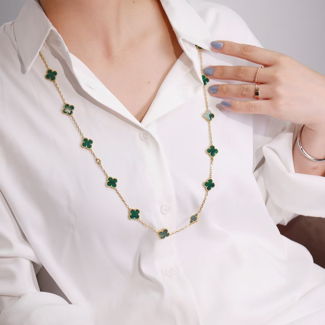 VCA Vintage Alhambra Long Necklace, 20 Motifs