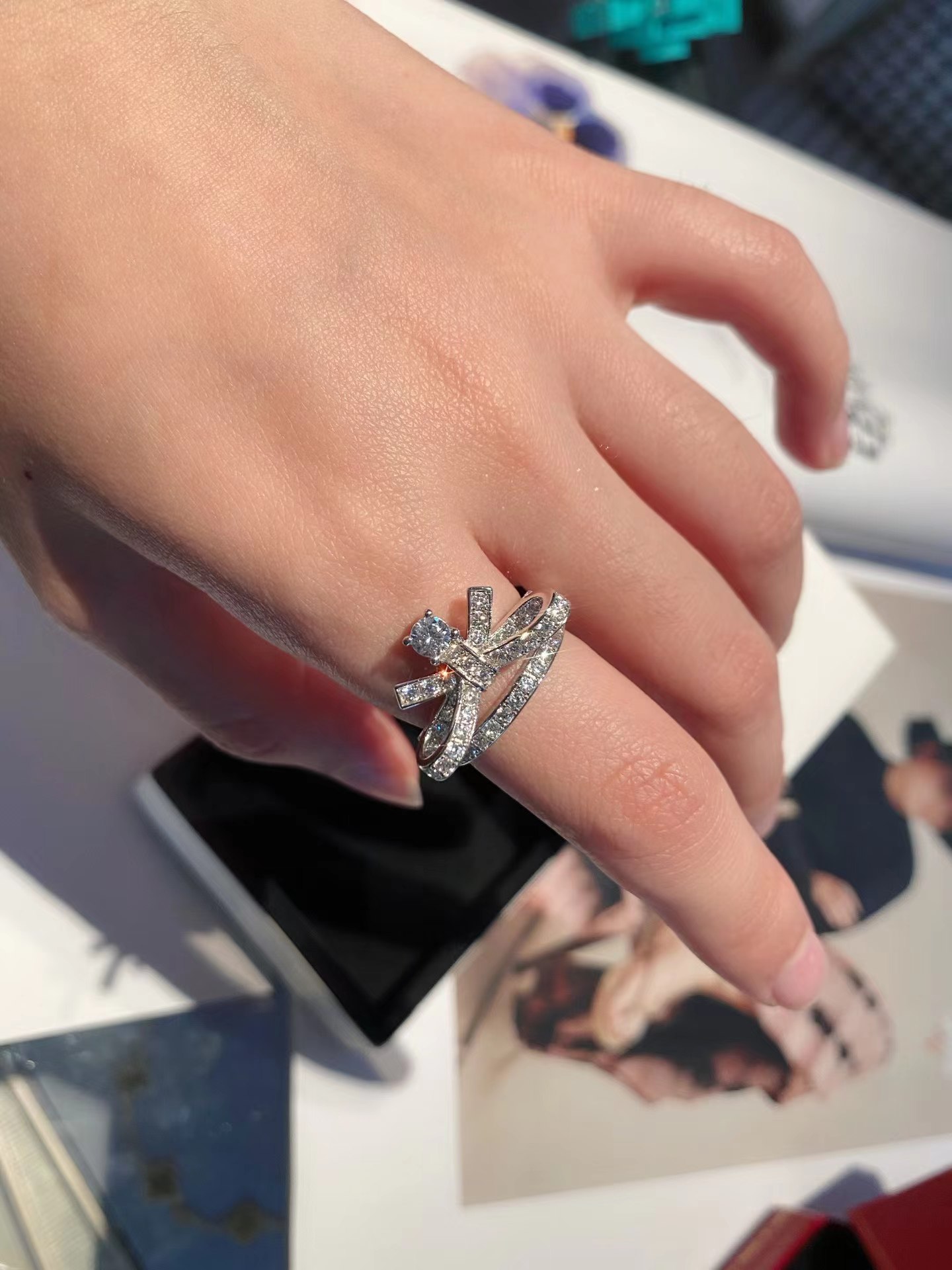 Chanel Ruban Bow Ring - Image 15