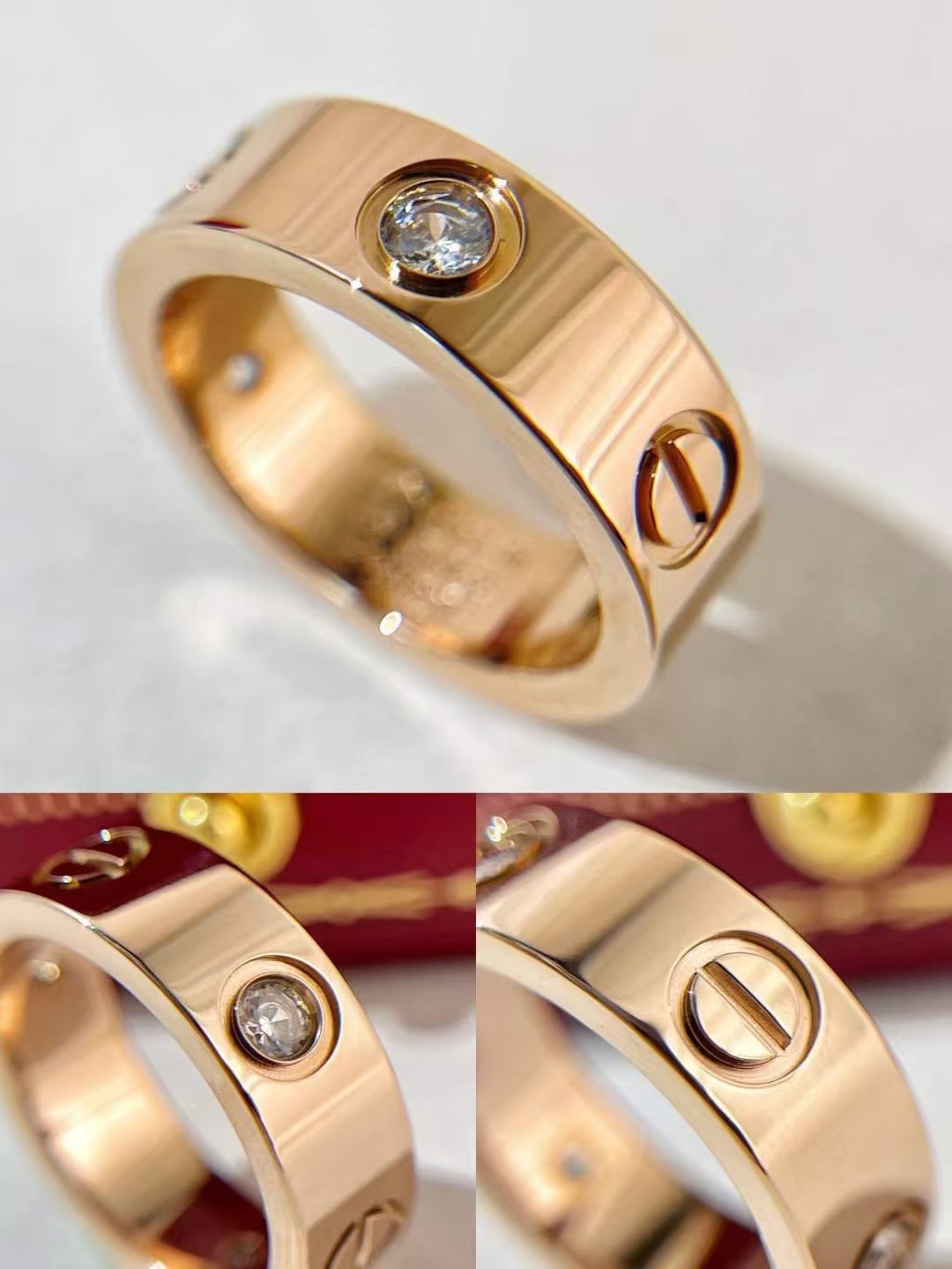 Cartier LOVE LEVE Ring - Image 7