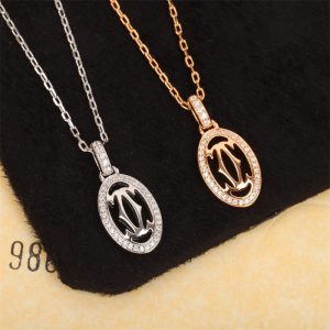 Cartier Oval Pendant Necklace