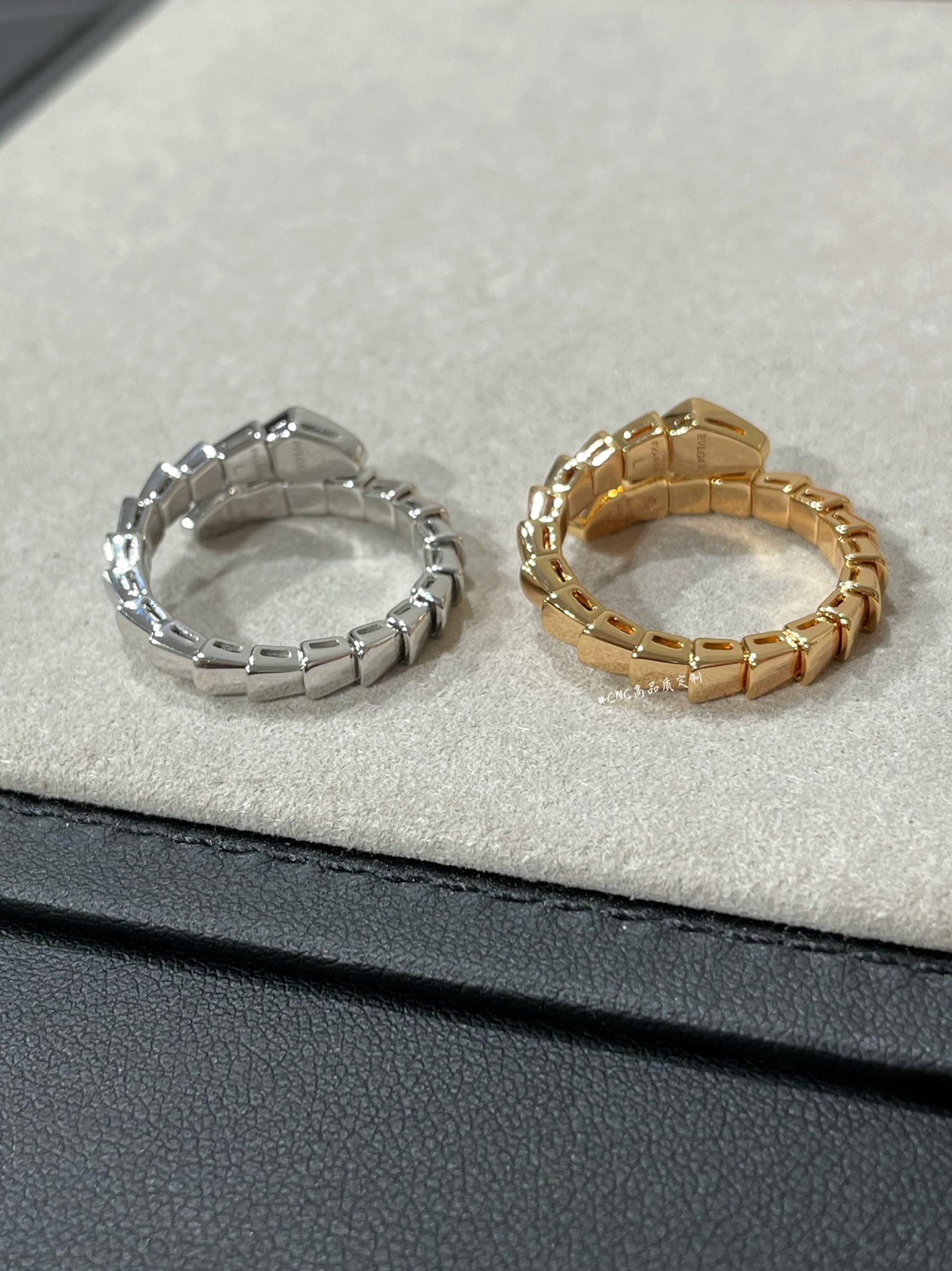 Bvlgari Diamond Head Serpenti Viper Ring - Image 5